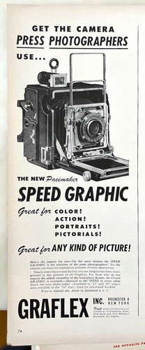 1947 magazine for - for, graflex