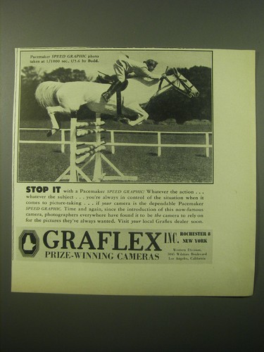 1948 graflex cameras stop - graflex,